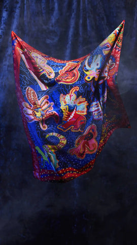 Fantasy Animals Knot Wrap