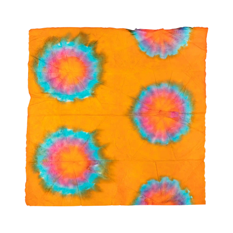 Orange Tie-Dye Lokta Wrap