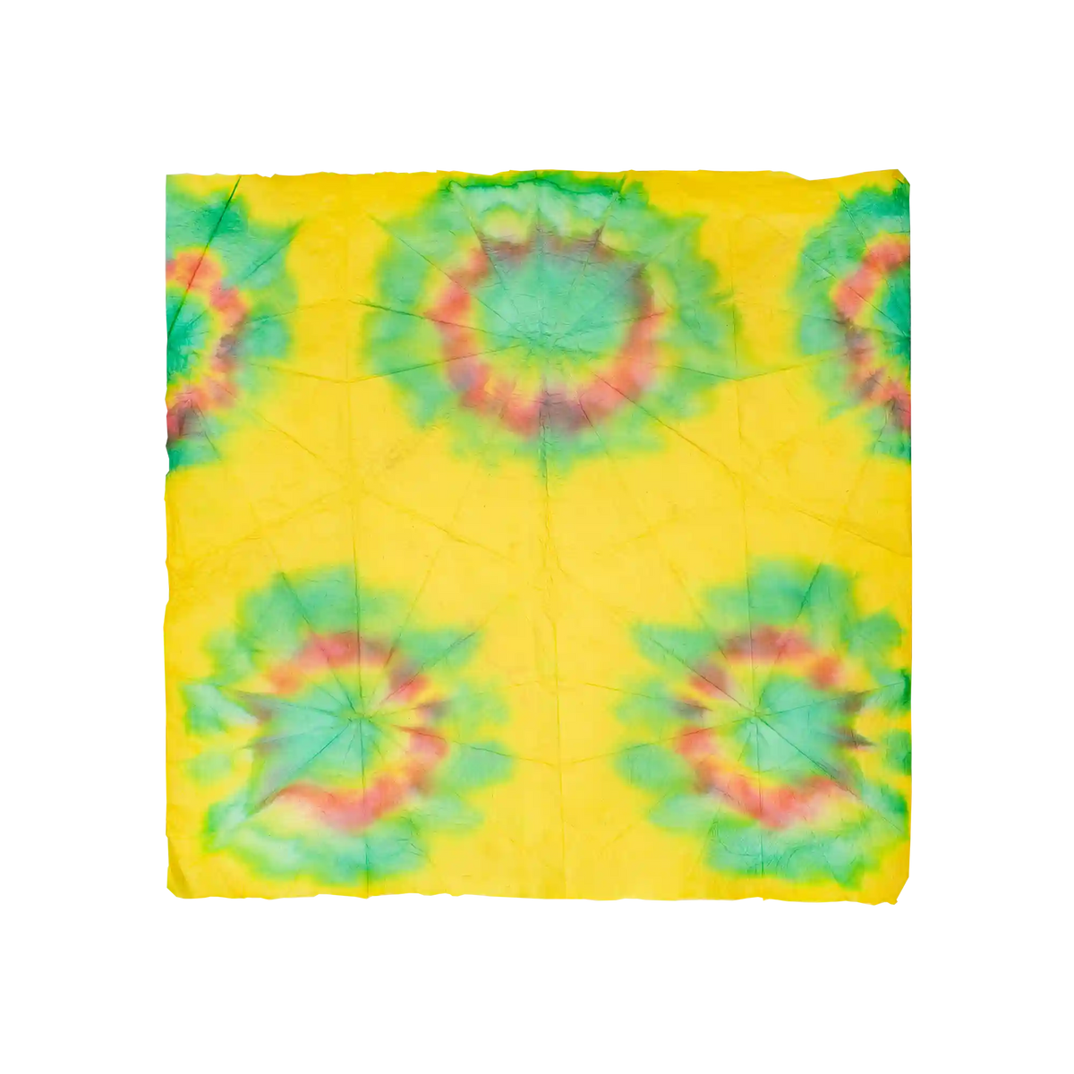 Yellow Tie-Dye Lokta Wrap