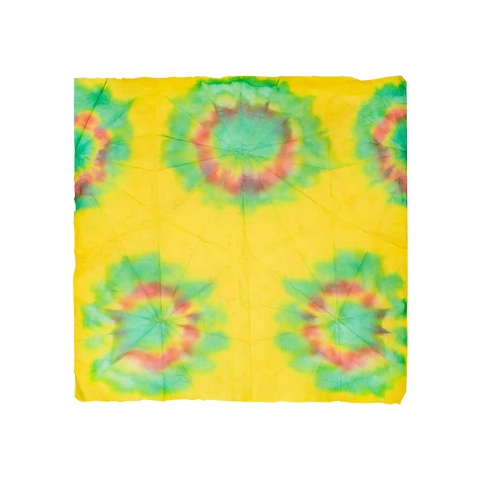 Yellow Tie-Dye Lokta Wrap