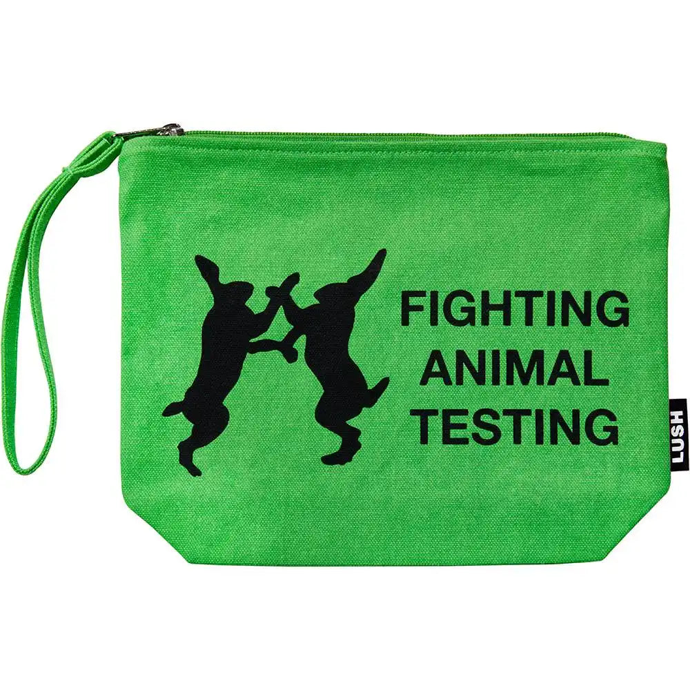 Fighting Animal Testing - Green Pouch
