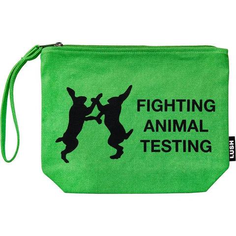 Fighting Animal Testing - Green Pouch
